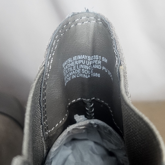 Steve Madden Mayslie Taupe Suede Slip On Booties Chelsea Sz 5 NWT Retail $100 - Picture 6 of 8